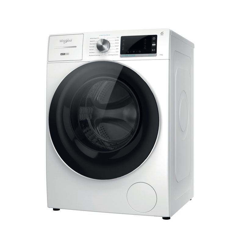 Whirlpool Lavabiancheria A libera installazione W7X W845WR IT Bianco Carica frontale B Perspective