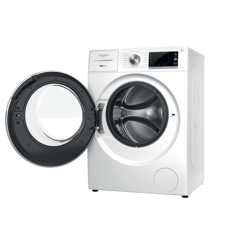 Whirlpool Lavabiancheria A libera installazione W7X W845WR IT Bianco Carica frontale B Perspective open