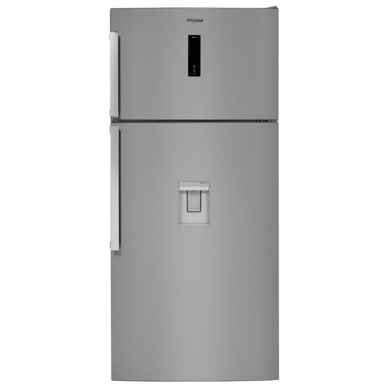 Whirlpool-Combinazione-Frigorifero-Congelatore-A-libera-installazione-W84TE-72-X-AQUA-2-Inox-2-porte-Frontal