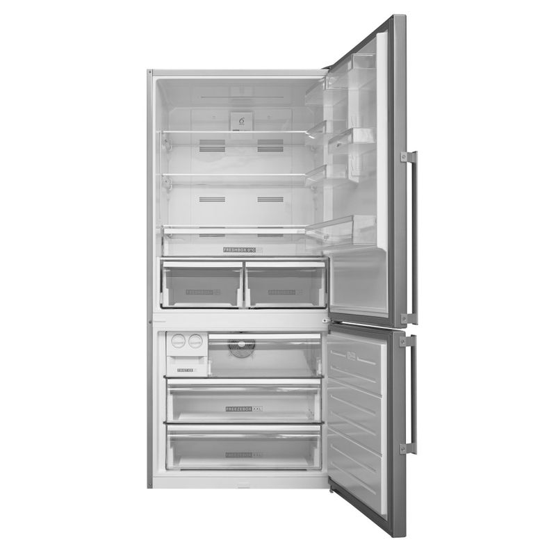 Whirlpool Combinazione Frigorifero/Congelatore A libera installazione W84BE 72 X 2 Inox 2 porte Frontal open