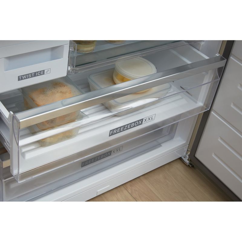 Whirlpool Combinazione Frigorifero/Congelatore A libera installazione W84BE 72 X 2 Inox 2 porte Drawer