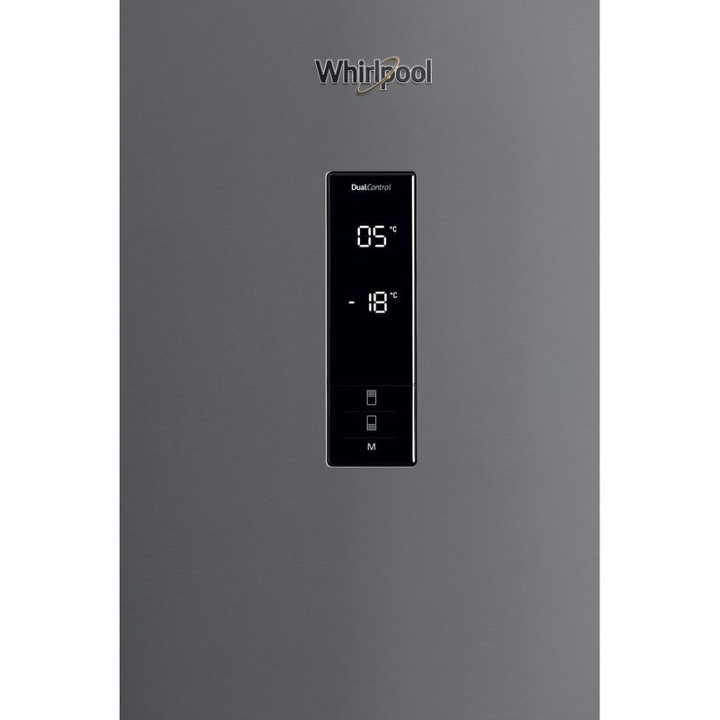 Whirlpool Combinazione Frigorifero/Congelatore A libera installazione W84BE 72 X 2 Inox 2 porte Control panel