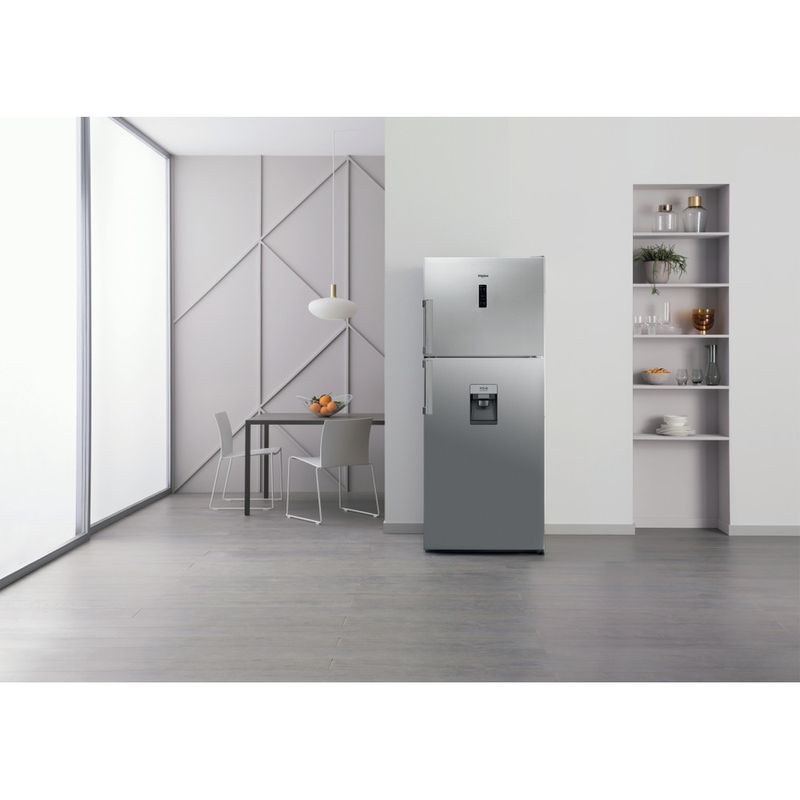 Whirlpool-Combinazione-Frigorifero-Congelatore-A-libera-installazione-WT70E-831-X-AQUA-Optic-Inox-2-porte-Lifestyle-frontal