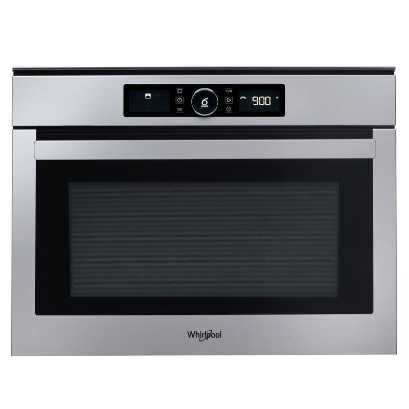 Whirlpool Microonde Da incasso AMW 508/IX Stainless Steel Elettronico 40 Microonde combinato 900 Frontal