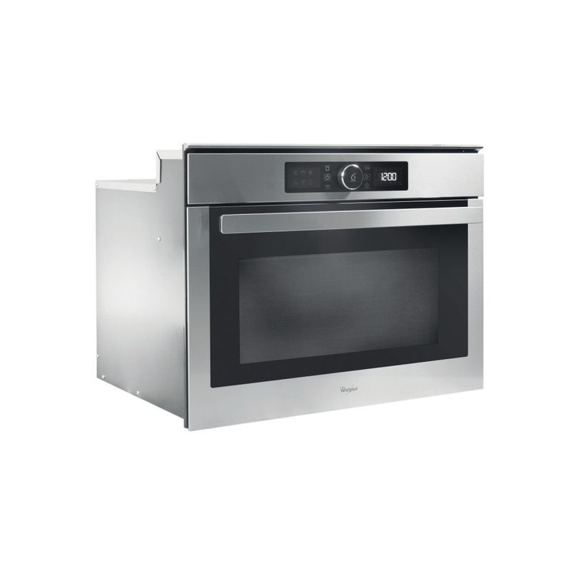 Forno Microonde Incasso WHIRLPOOL 40 Litri 900 Watt Crisp Inox AMW 9607/IX