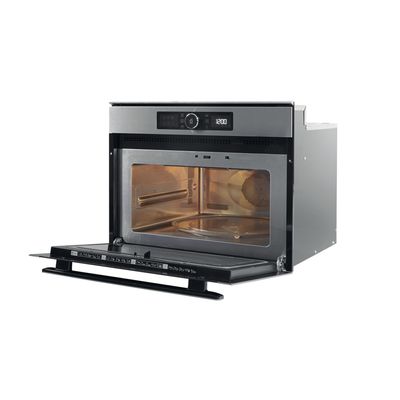 Whirlpool-Microonde-Da-incasso-AMW-508-IX-Stainless-Steel-Elettronico-40-Microonde-combinato-900-Perspective-open