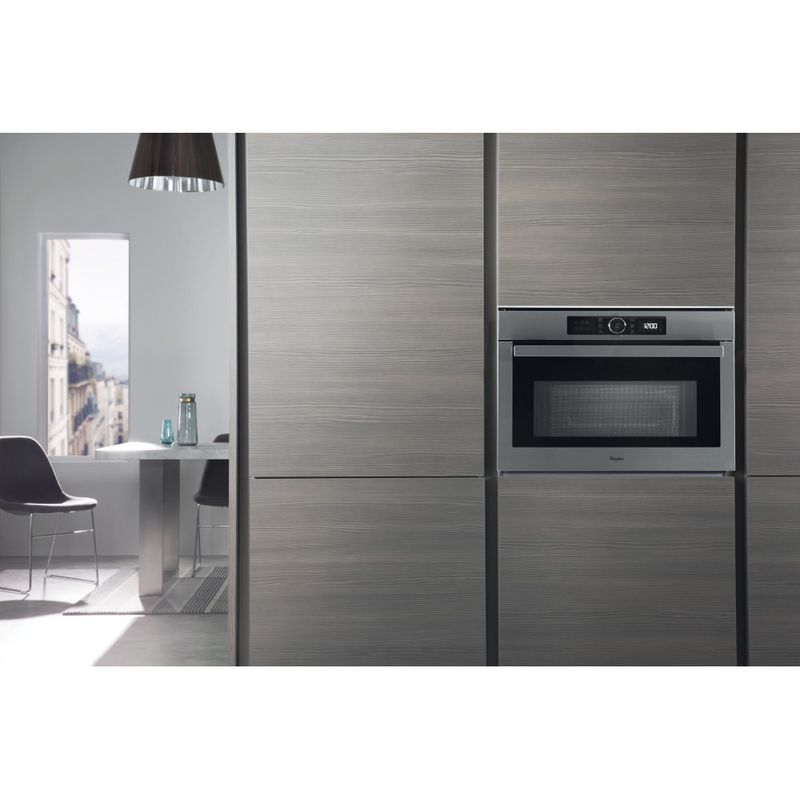 Whirlpool Microonde Da incasso AMW 508/IX Stainless Steel Elettronico 40 Microonde combinato 900 Lifestyle frontal