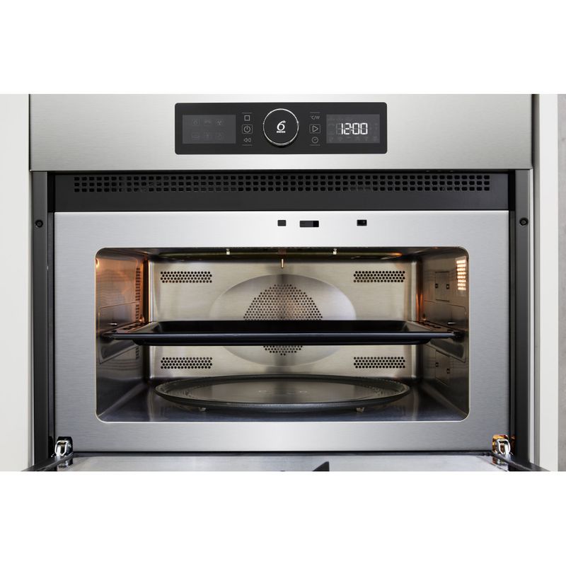 Whirlpool AMW 509/IX - Forno Microonde da Incasso DualCrisp, 6° Senso,  Inox, 40 litri