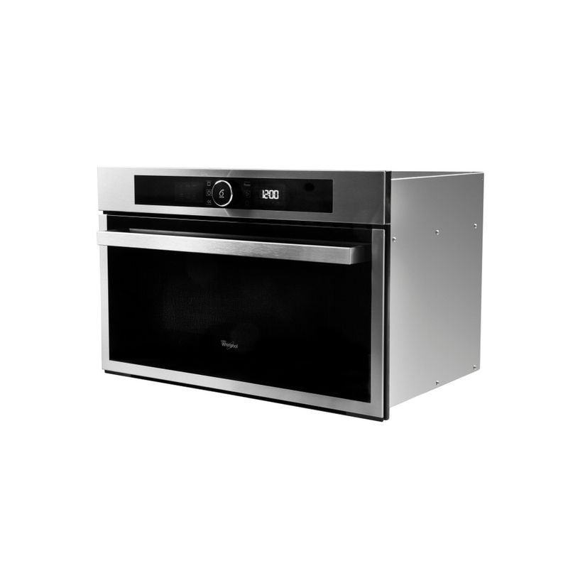 Whirlpool Microonde Da incasso AMW 731/IX Stainless Steel Elettronico 31 Microonde + grill 1000 Perspective