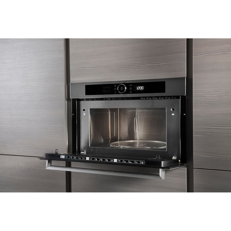 Whirlpool Microonde Da incasso AMW 731/IX Stainless Steel Elettronico 31 Microonde + grill 1000 Lifestyle perspective open