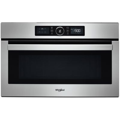 Whirlpool-Microonde-Da-incasso-AMW-730-IX-Stainless-Steel-Elettronico-31-Microonde---grill-1000-Frontal