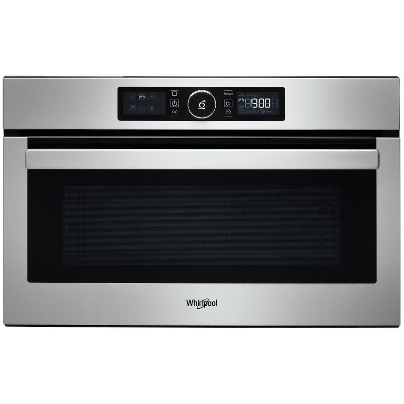 Whirlpool Microonde Da incasso AMW 730/IX Stainless Steel Elettronico 31 Microonde + grill 1000 Frontal