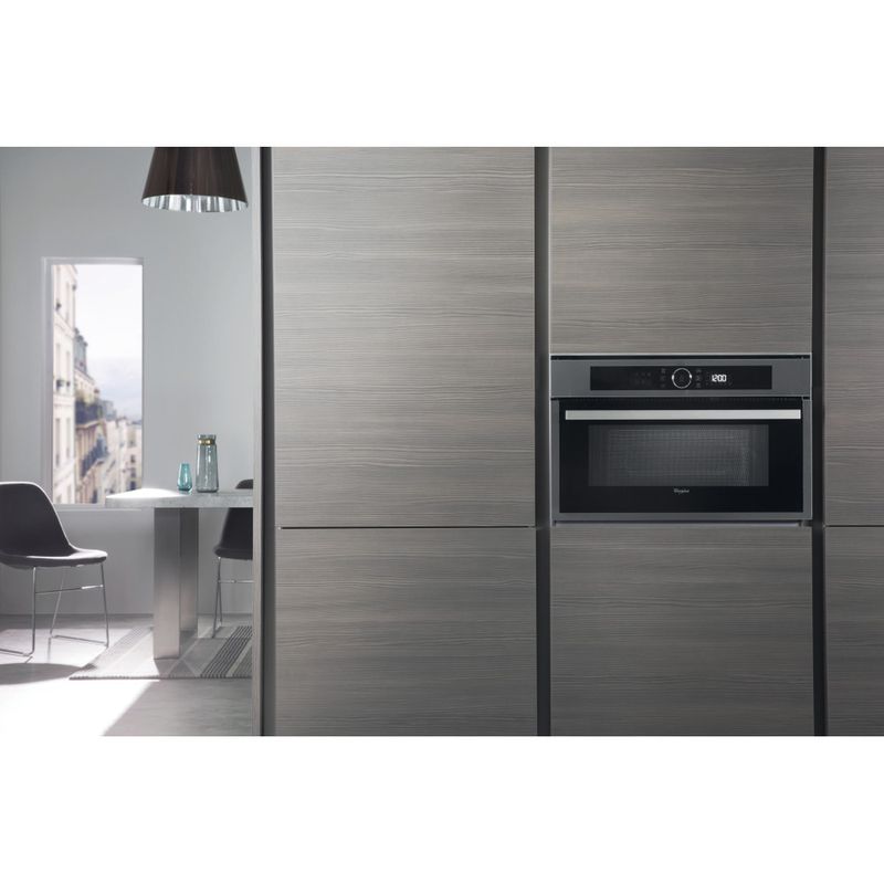 Whirlpool Microonde Da incasso AMW 509/IX Stainless Steel Elettronico 40 Microonde combinato 900 Lifestyle frontal
