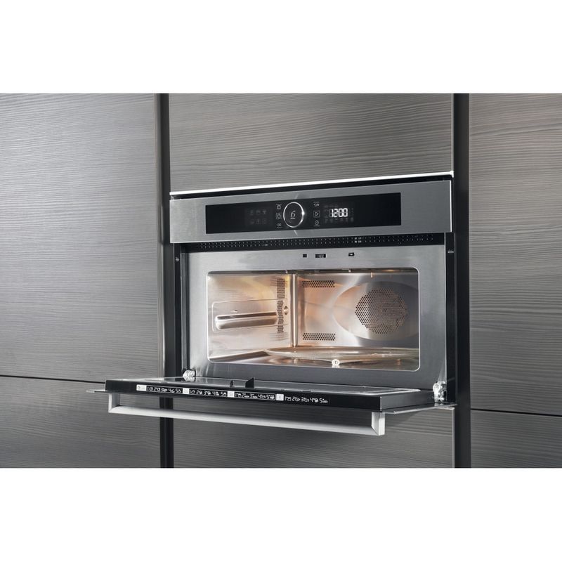 Whirlpool Microonde Da incasso AMW 509/IX Stainless Steel Elettronico 40 Microonde combinato 900 Lifestyle perspective open