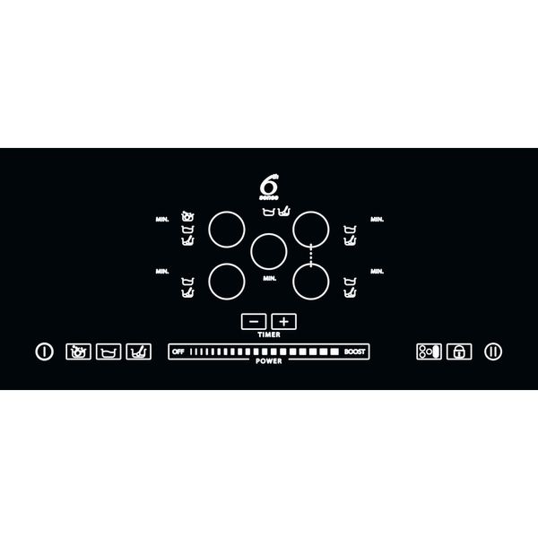 Whirlpool-Piano-cottura-ACM-795-BA-Nero-Induction-vitroceramic-Control-panel
