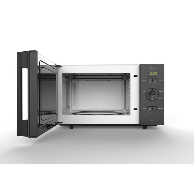 Whirlpool Microonde A libera installazione MCP 345 BL Nero Elettronico 25 Microonde + grill 800 Frontal open