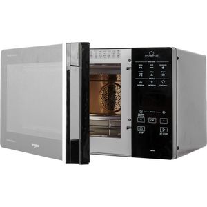 Whirlpool Microonde A libera installazione MCP 349 BL Nero Elettronico 25 Microonde combinato 800 Perspective open