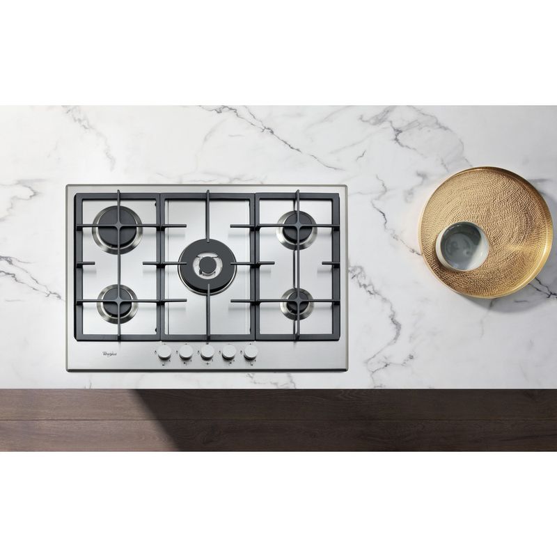 Whirlpool Piano cottura GMA 7522/IX Inox GAS Lifestyle frontal