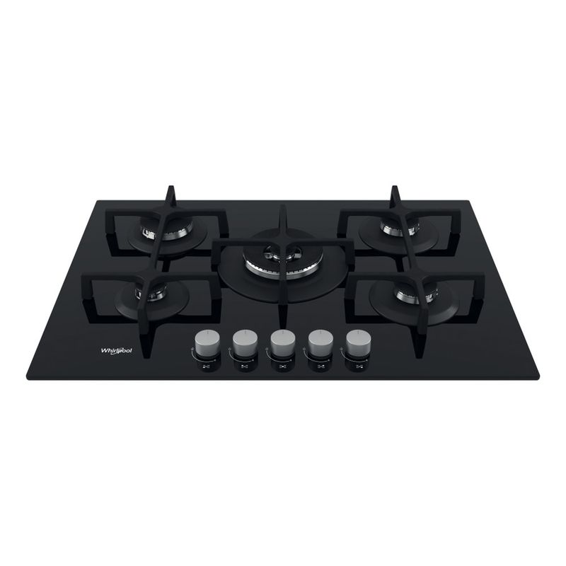 Whirlpool-Piano-cottura-GOA-7523-NB-Nero-GAS-Frontal-top-down