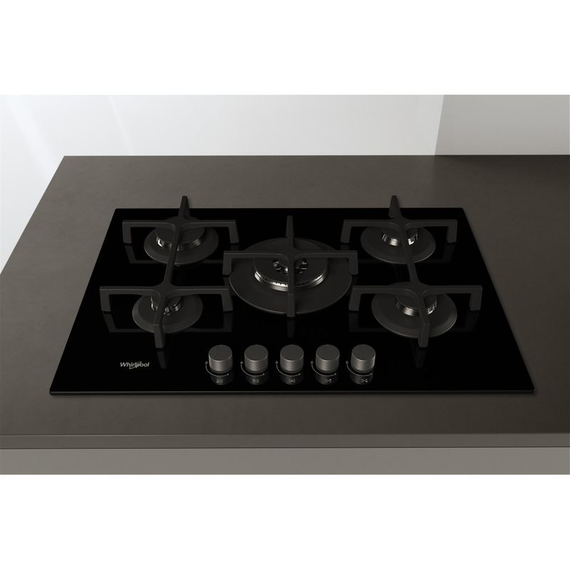 Whirlpool-Piano-cottura-GOA-7523-NB-Nero-GAS-Lifestyle-frontal-top-down