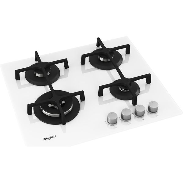 Whirlpool Piano cottura GOA 6423/WH Bianco GAS Perspective