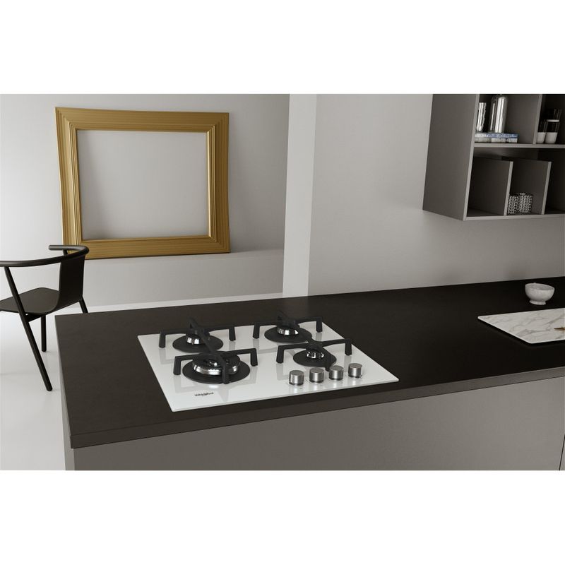 Whirlpool Piano cottura GOA 6423/WH Bianco GAS Lifestyle perspective