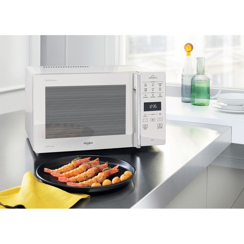 Whirlpool Microonde A libera installazione MCP 349 WH Bianco Elettronico 25 Microonde combinato 800 Lifestyle perspective