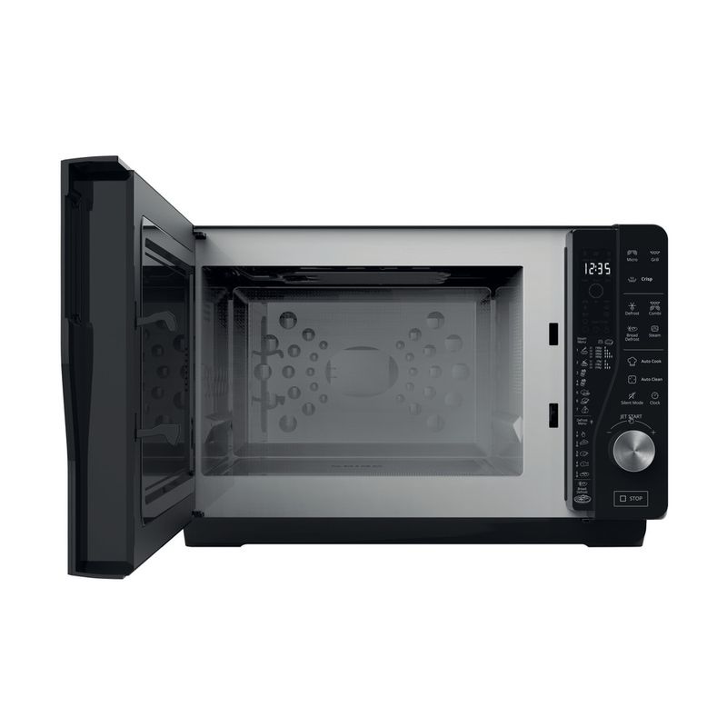 Whirlpool MWF 427 SL Forno a Microonde Extra Space + Grill, 25 Litri,  argento, con Steamer