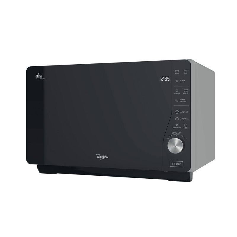 Whirlpool Microonde A libera installazione MWF 426 SL Argento Elettronico 25 Microonde + grill 800 Perspective