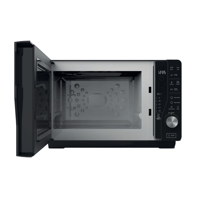 Whirlpool Microonde A libera installazione MWF 426 SL Argento Elettronico 25 Microonde + grill 800 Frontal open