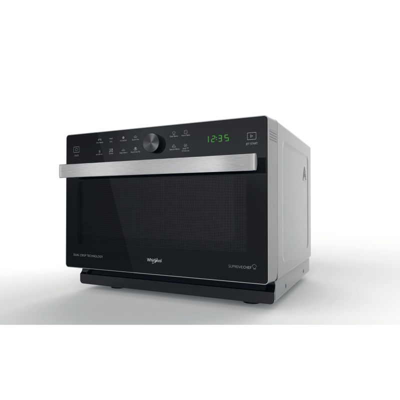 Whirlpool-Microonde-A-libera-installazione-MWP-338-SB-Argento-Elettronico-33-Microonde-combinato-900-Perspective