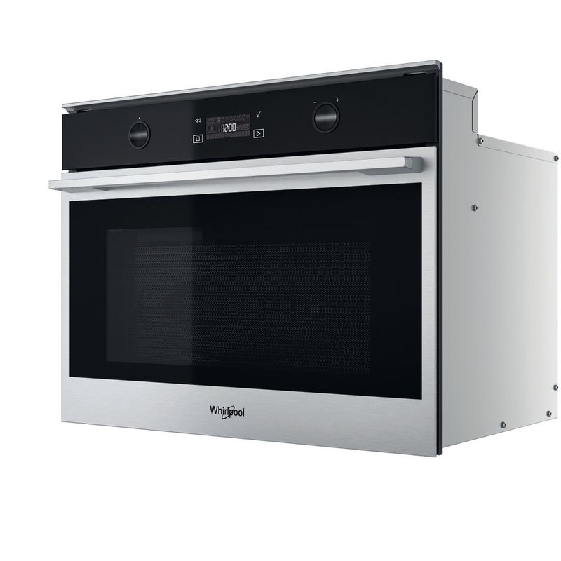 Whirlpool Microonde Da incasso W7 MW561 Stainless Steel Elettronico 40 Microonde combinato 900 Perspective