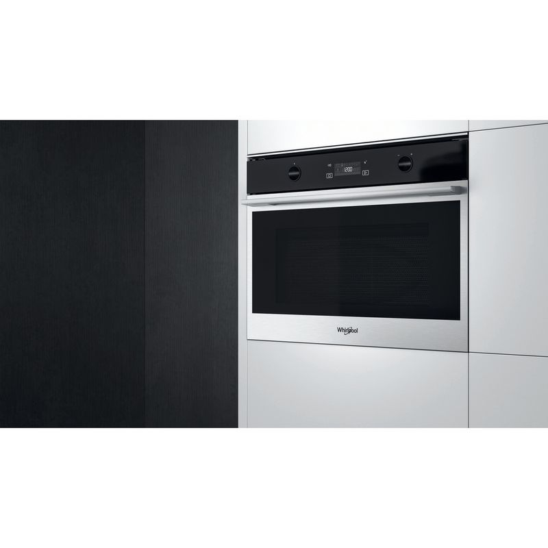Whirlpool Microonde Da incasso W7 MW561 Stainless Steel Elettronico 40 Microonde combinato 900 Lifestyle perspective