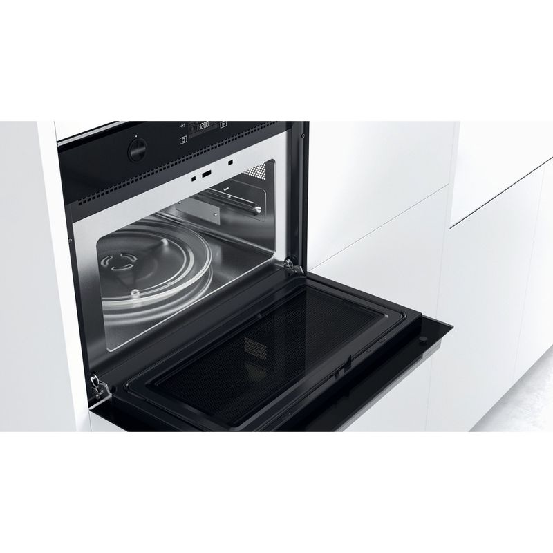 Whirlpool Microonde Da incasso W7 MW561 Stainless Steel Elettronico 40 Microonde combinato 900 Lifestyle perspective open