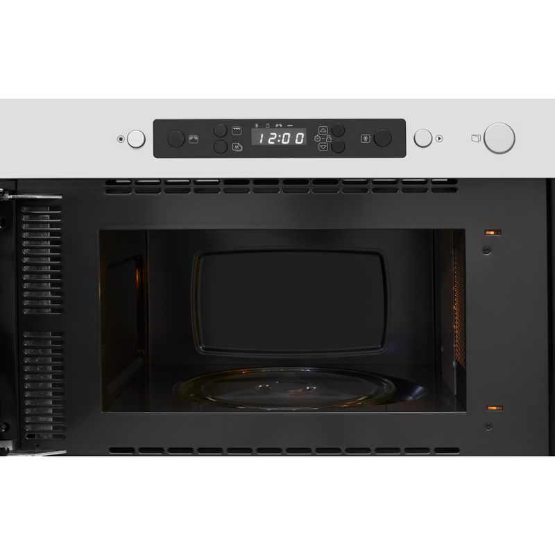 Whirlpool Microonde Da incasso W6 MN840 Stainless Steel Elettronico 22 Microonde + grill 750 Frontal open