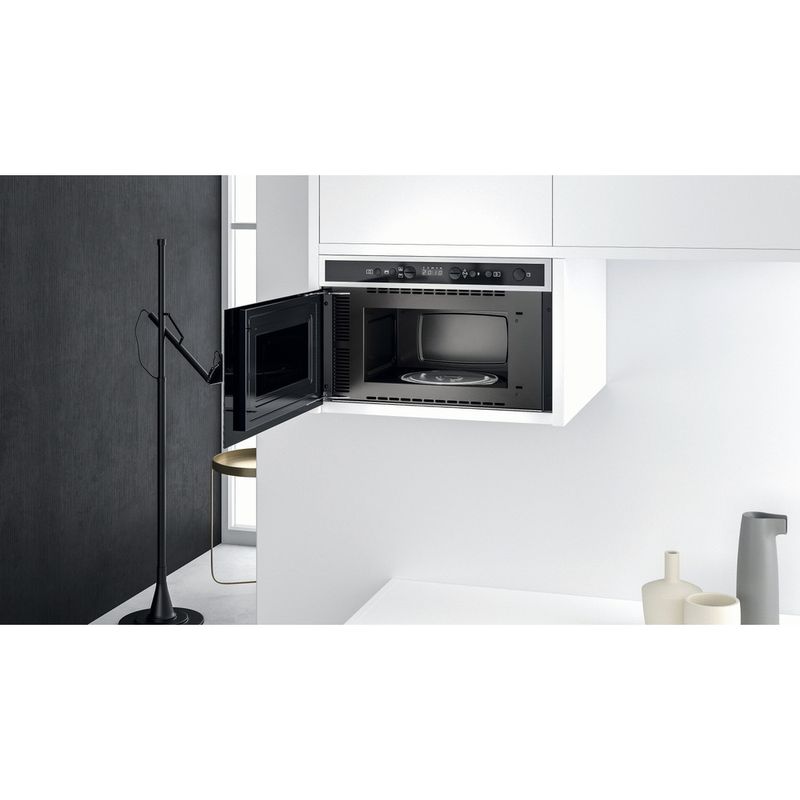 Whirlpool Microonde Da incasso W6 MN840 Stainless Steel Elettronico 22 Microonde + grill 750 Lifestyle perspective open
