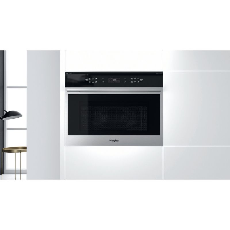 Whirlpool Microonde Da incasso W7 MW461 Stainless Steel Elettronico 40 Microonde combinato 900 Lifestyle frontal