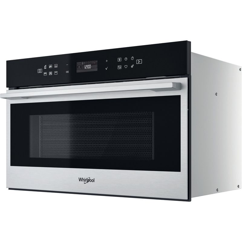 Whirlpool Microonde Da incasso W7 MD440 Stainless Steel Elettronico 31 Microonde + grill 1000 Perspective