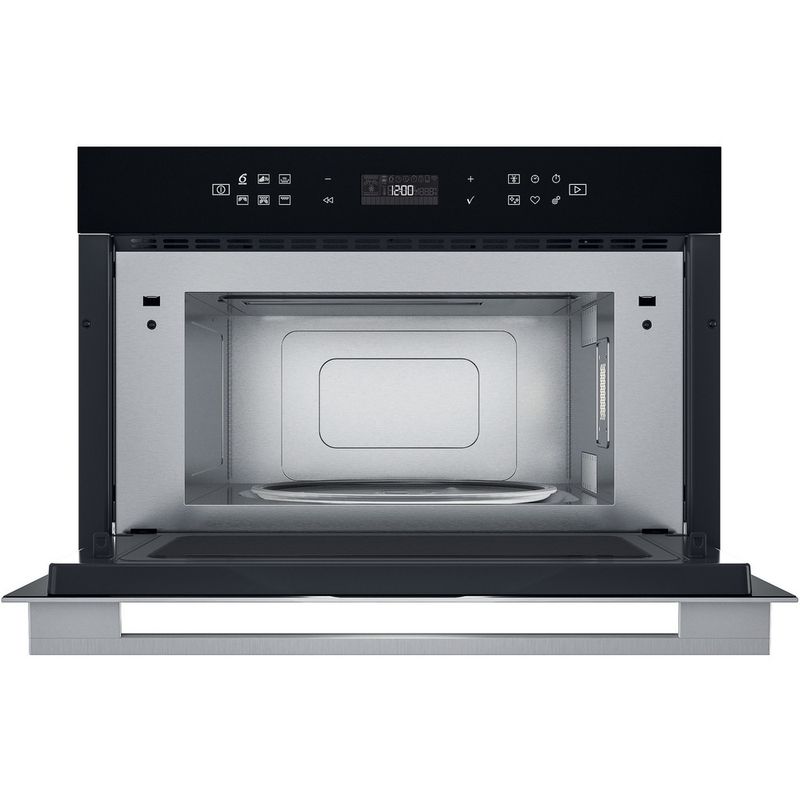 Whirlpool Microonde Da incasso W7 MD440 Stainless Steel Elettronico 31 Microonde + grill 1000 Frontal open