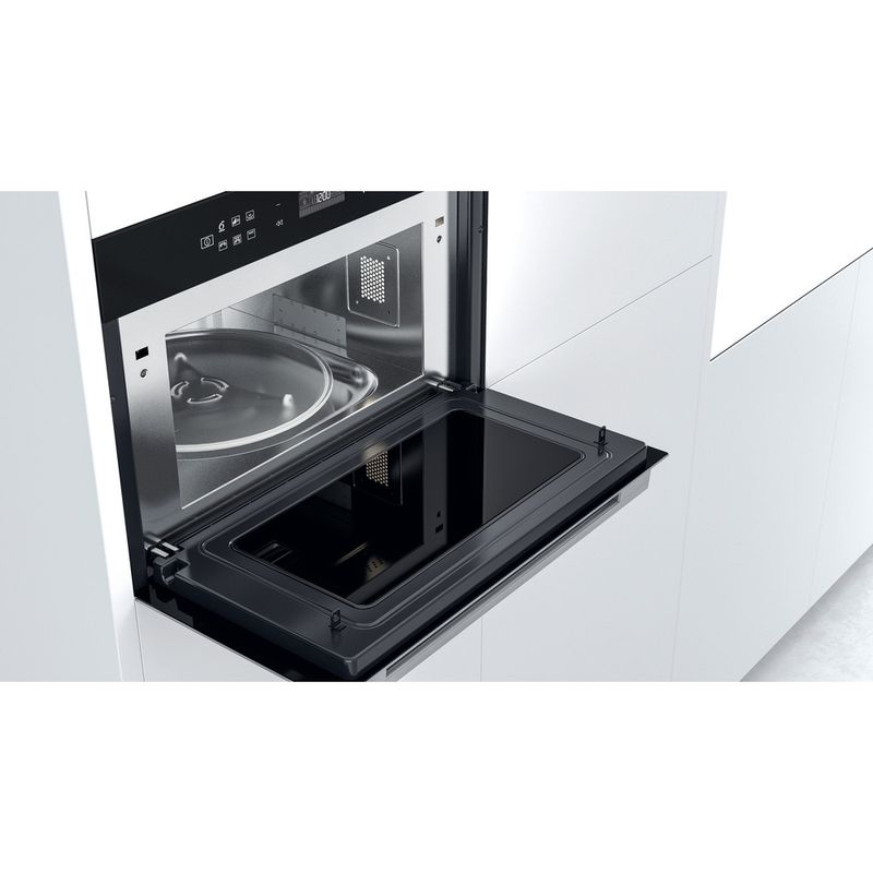 Whirlpool Microonde Da incasso W7 MD440 Stainless Steel Elettronico 31 Microonde + grill 1000 Lifestyle perspective open