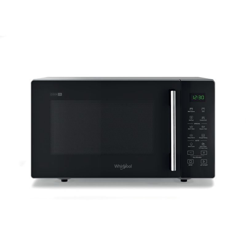 Whirlpool Microonde A libera installazione MWP 254 SB Nero Elettronico 25 Microonde + grill 900 Frontal