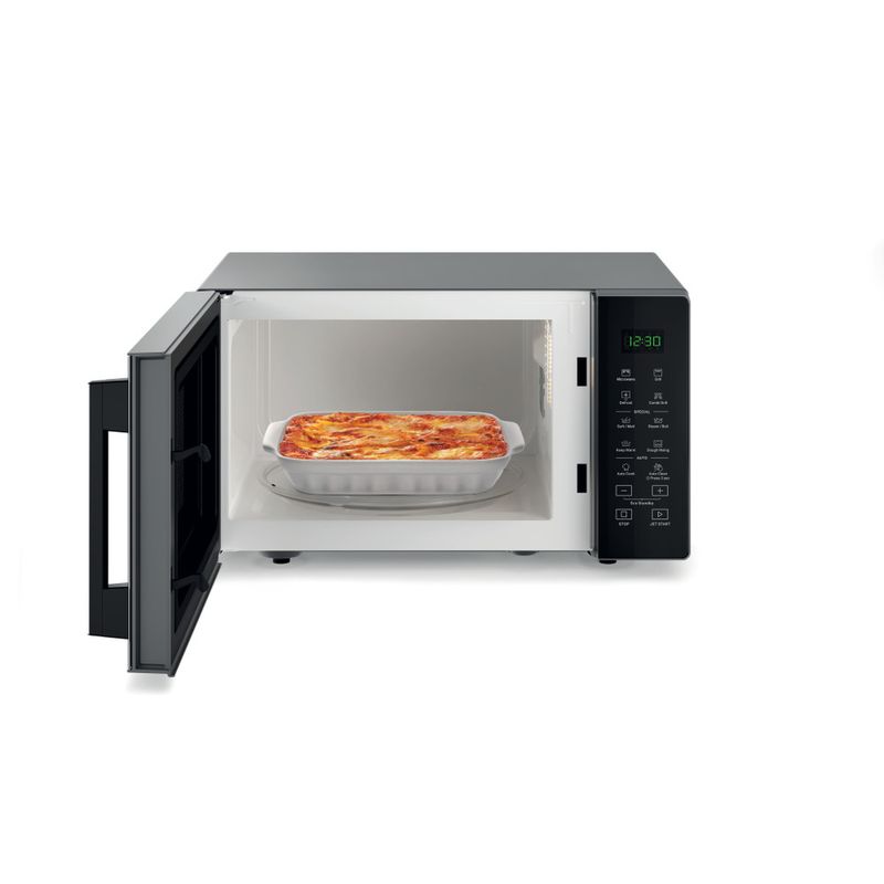 Whirlpool Microonde A libera installazione MWP 254 SB Nero Elettronico 25 Microonde + grill 900 Frontal open