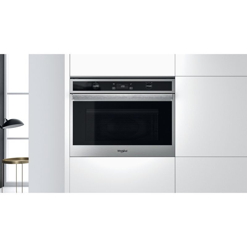 Whirlpool-Microonde-Da-incasso-W6-MW561-Stainless-Steel-Elettronico-40-Microonde-combinato-900-Lifestyle-frontal
