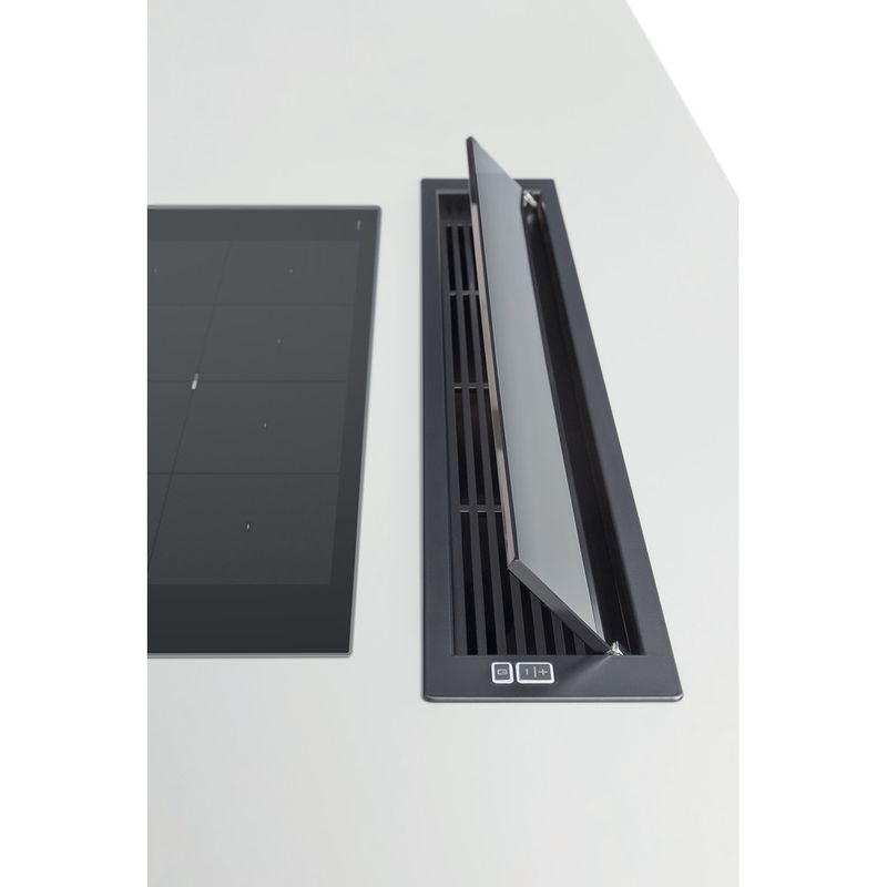Whirlpool Cappa Da incasso WDO 93F B K Nero Tavolo Elettronico Lifestyle detail