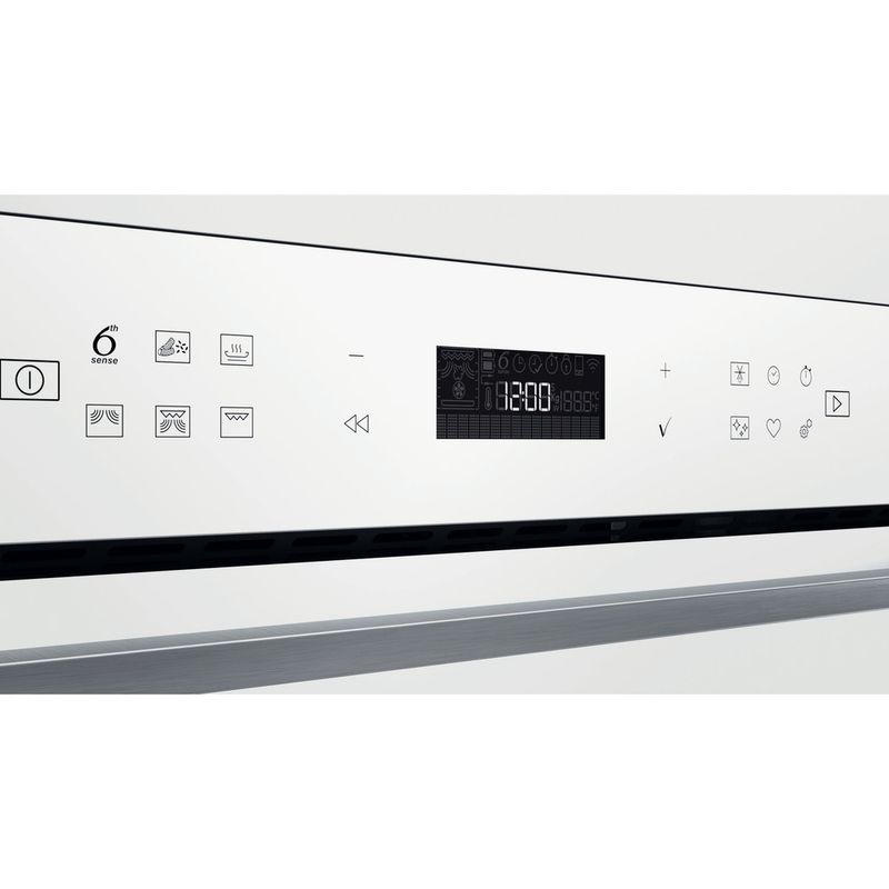 Whirlpool Microonde Da incasso W7 MD440 WH Bianco Elettronico 31 Microonde + grill 1000 Control panel