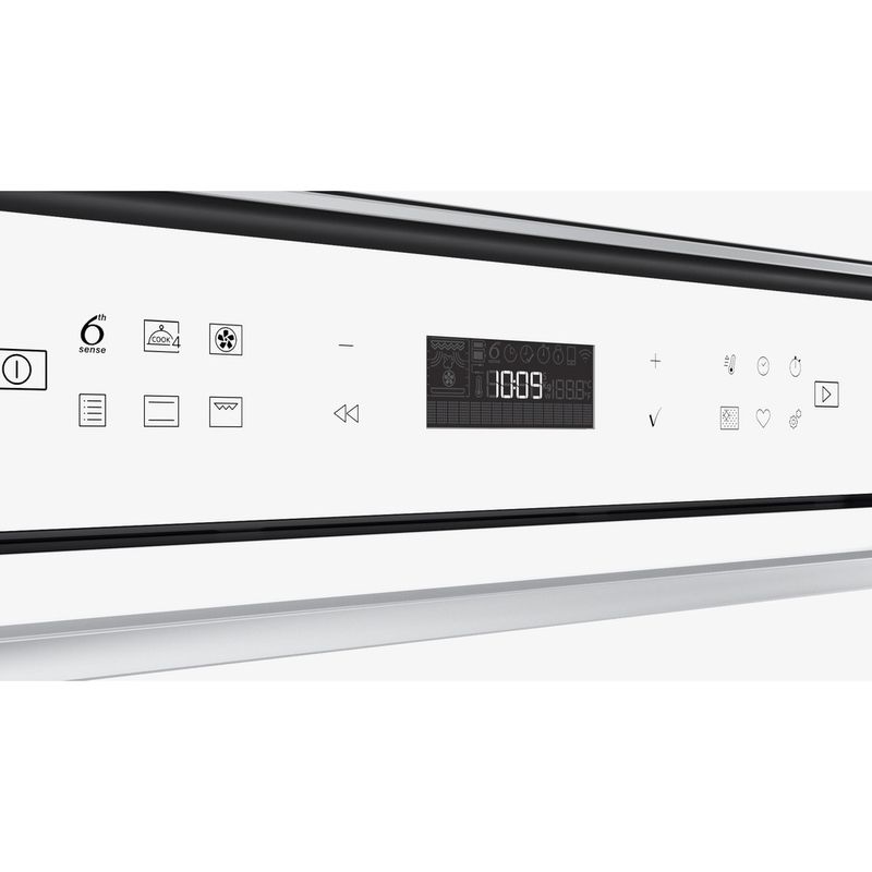 Whirlpool Forno Da incasso W7 OM4 4S1 P WH Elettrico A+ Control panel
