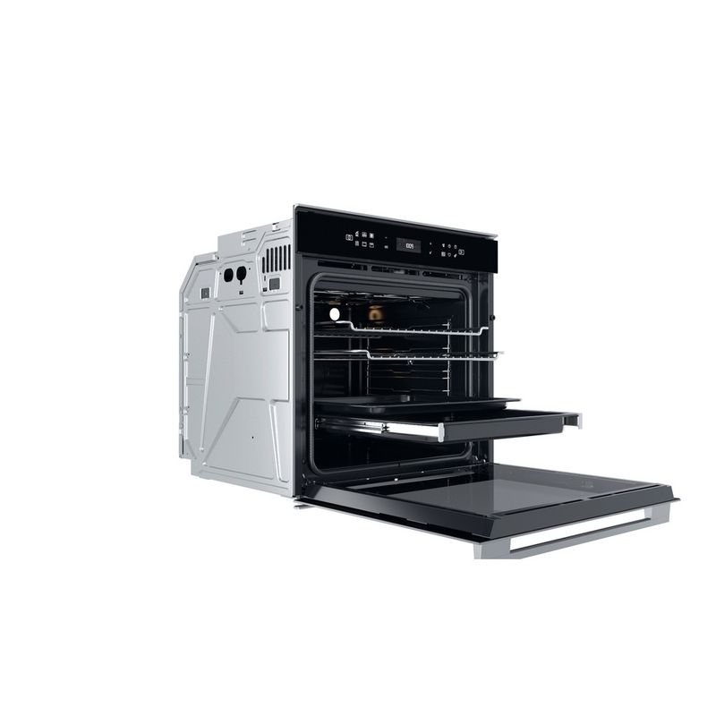 Whirlpool Forno Da incasso W7 OM4 4S1 P BL Elettrico A+ Perspective open