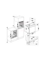 Whirlpool Forno Da incasso AKZ9 6270 IX Elettrico A+ Technical drawing