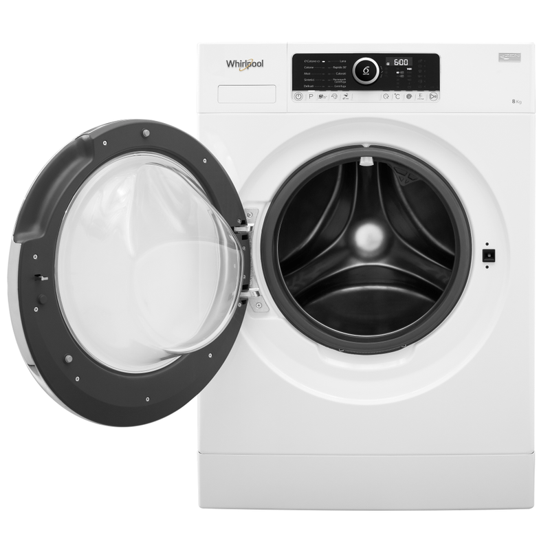 Whirlpool-Lavabiancheria-A-libera-installazione-BEST-ZEN-8-Bianco-Carica-frontale-A----Frontal-open