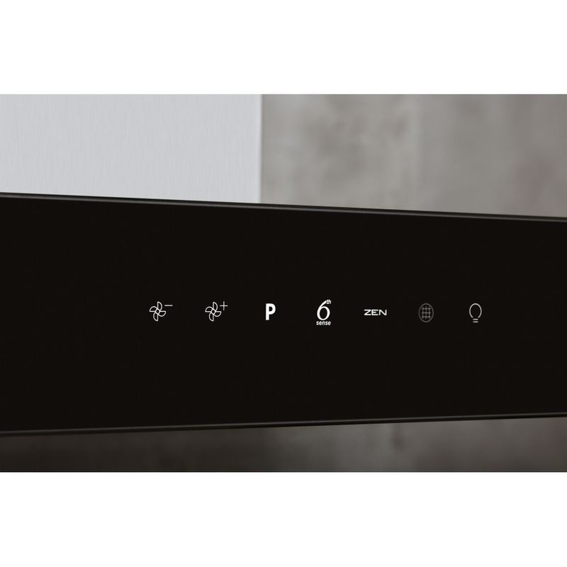 Whirlpool-Cappa-Da-incasso-WHBS-92F-LT-K-Inox-Montaggio-a-parete-Elettronico-Control-panel